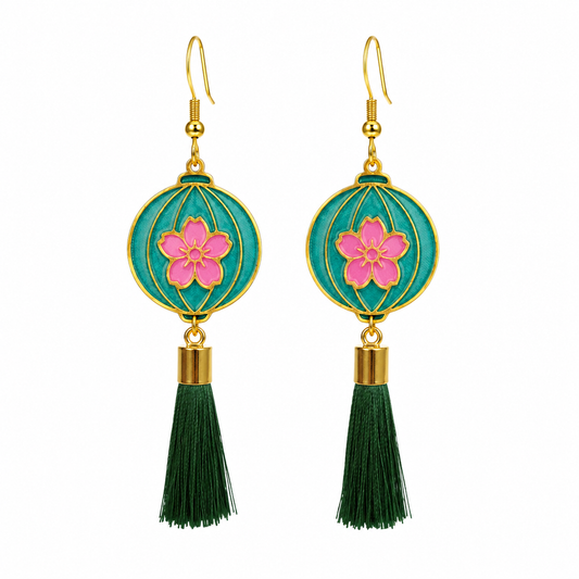 Pendientes farolillo Hanami