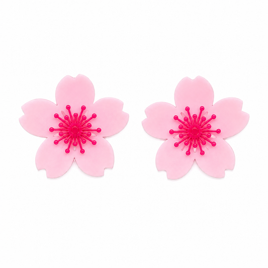 Pendientes flor de cerezo