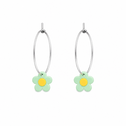 Mini-Blumenohrringe