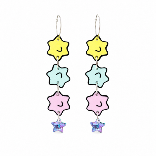 Pendientes kawaii de caramelos pastel