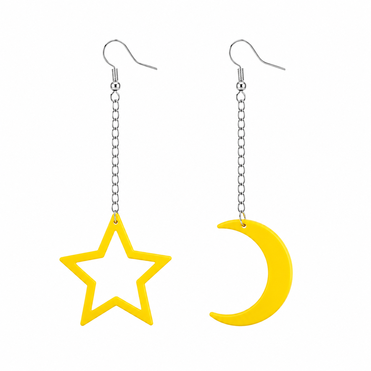Mond- und Stern-Ohrringe