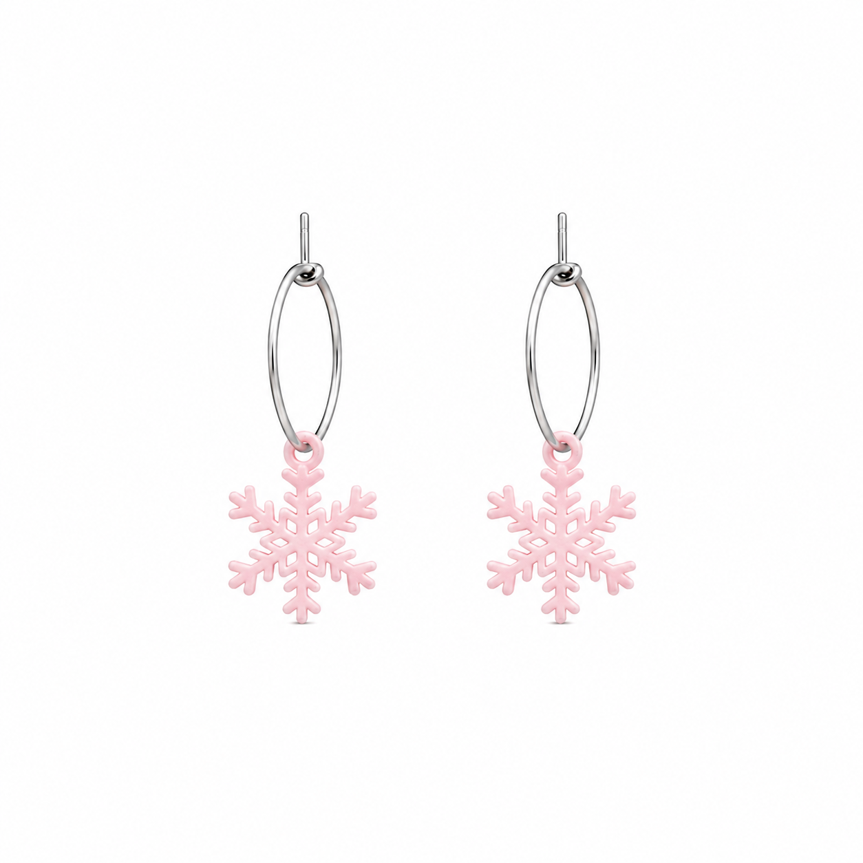 Mini snowflake earrings