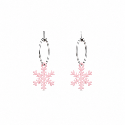 Mini snowflake earrings