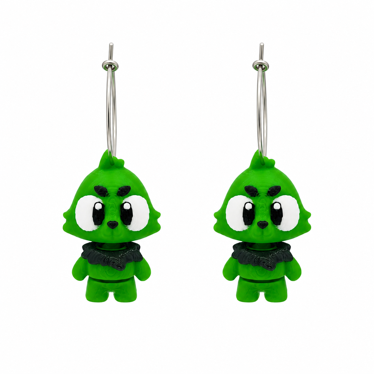 Pendientes mini grinch