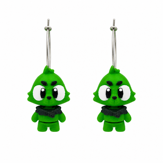 Mini-Grinch-Ohrringe