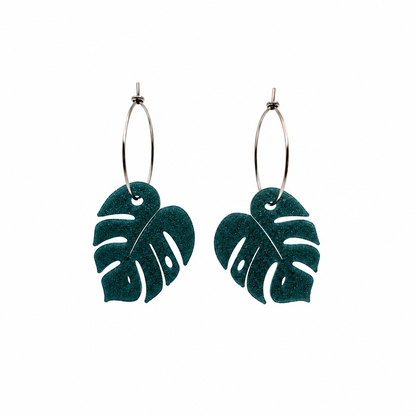 Pendientes monstera