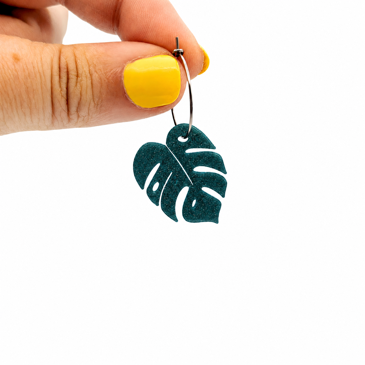 Pendientes monstera