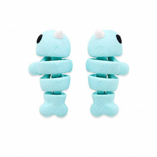 Pendientes narval marino