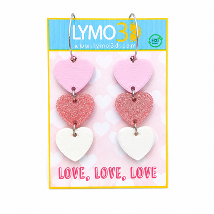 Pink passion earrings