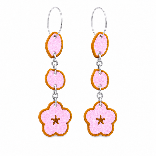 Sakura-Blütenohrringe