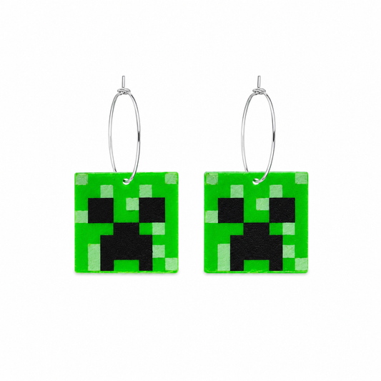 Explosive Pixel-Ohrringe