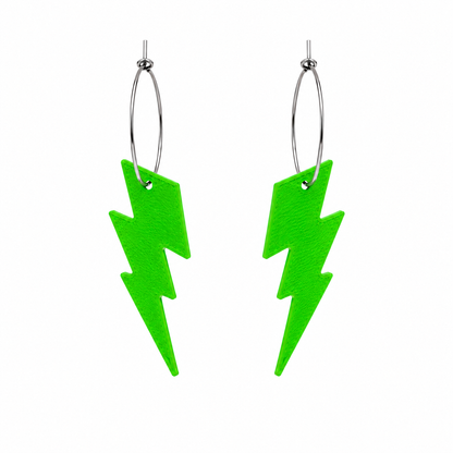 XL Lightning Bolt Earrings
