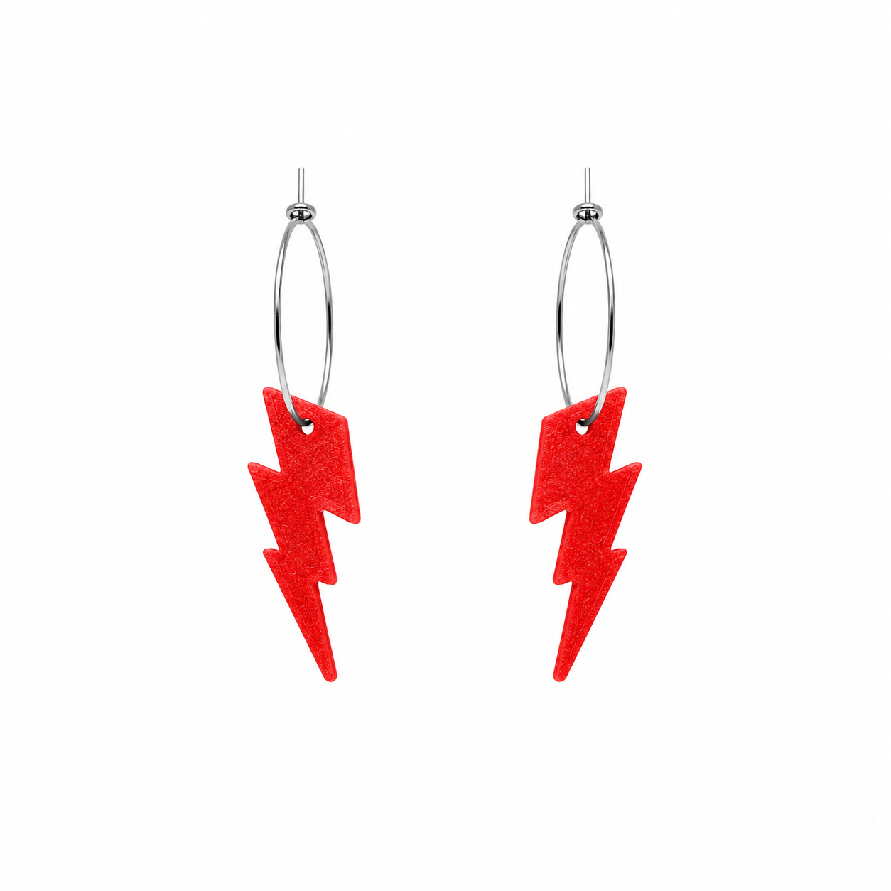 Pendientes rayo mini personalizables