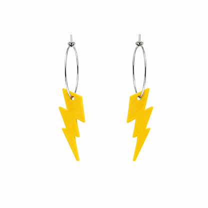 Pendientes rayo mini personalizables