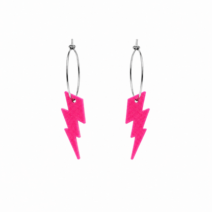 Pendientes rayo mini personalizables
