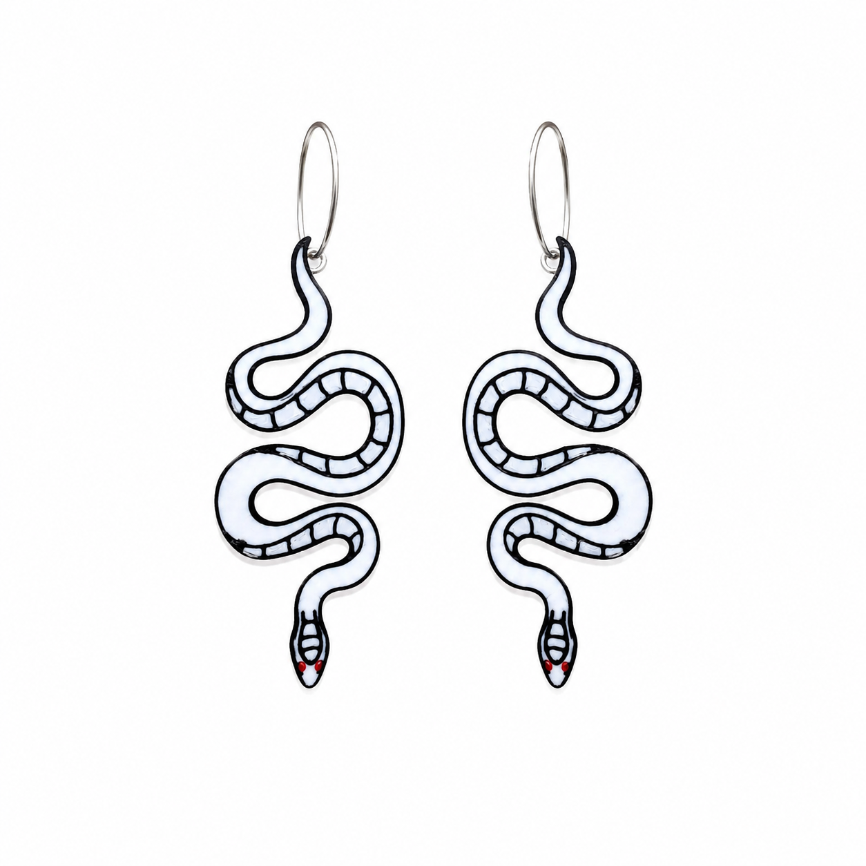 Kaburamaru Snake Earrings