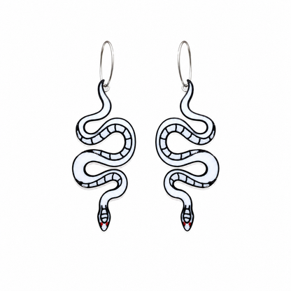 Kaburamaru Snake Earrings