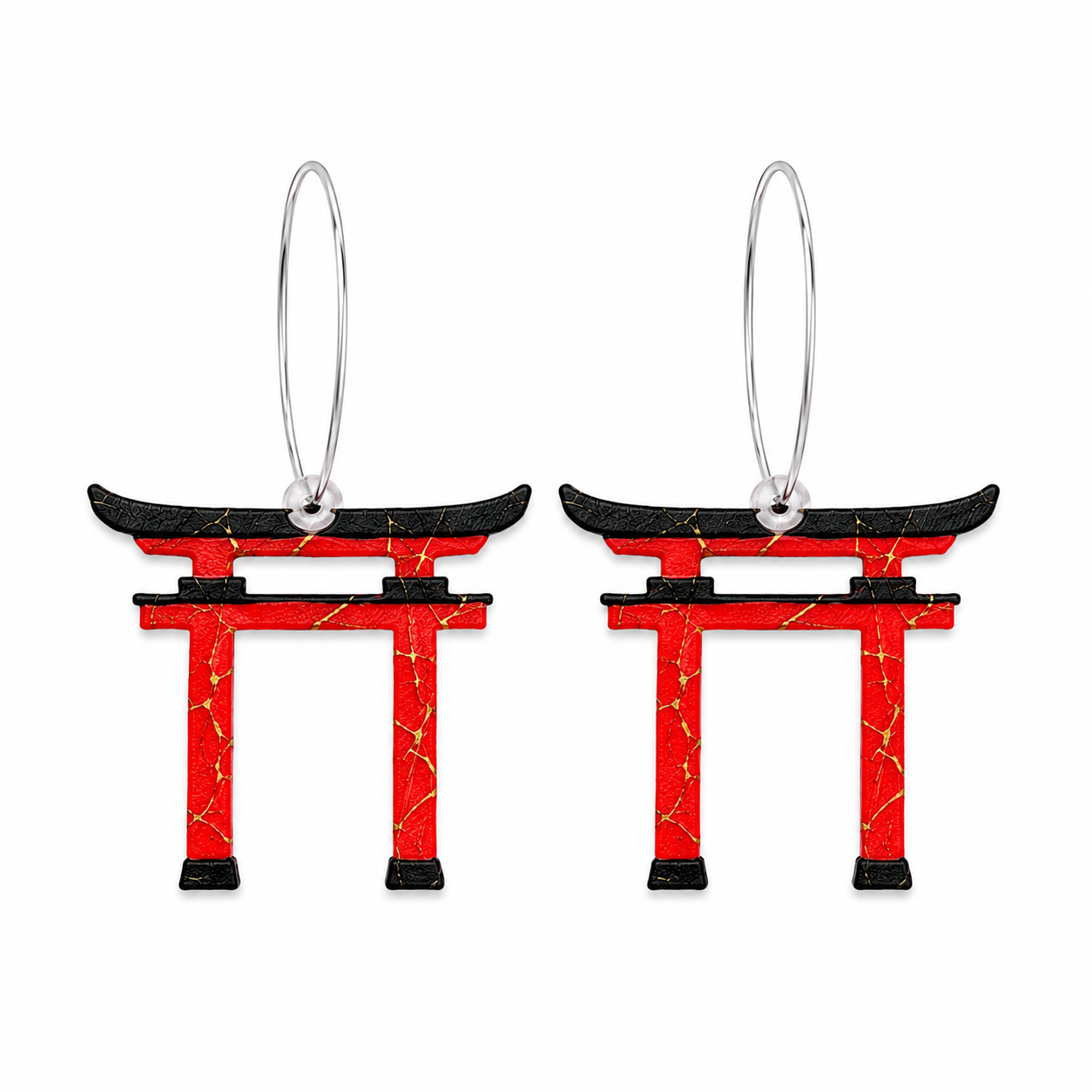 Torii Kintsugi Earrings and Necklace