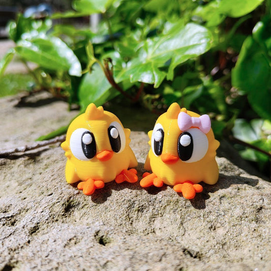 Figuras 3D Pollitos – Individual o Pack