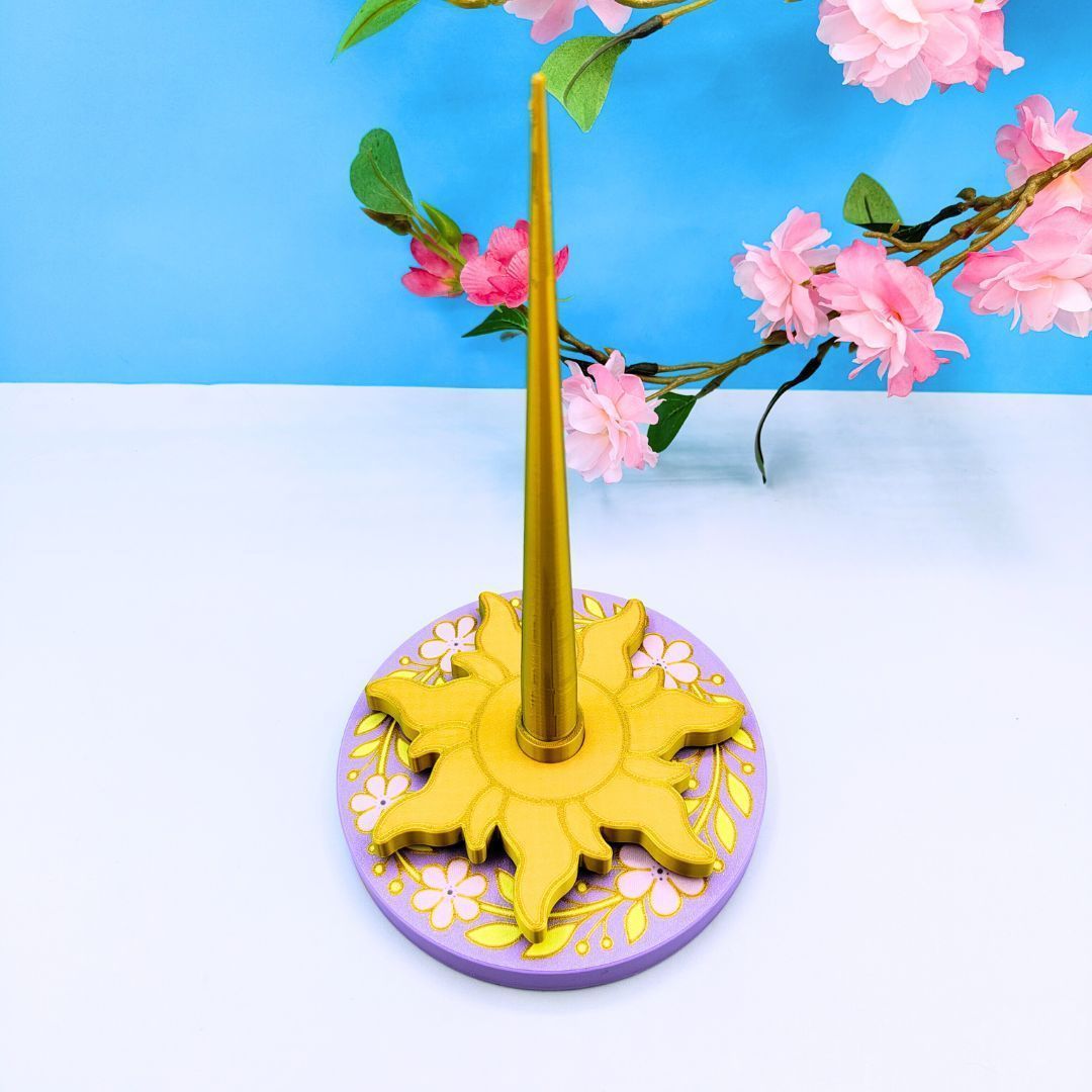 Portaovillos mágico sol dorado