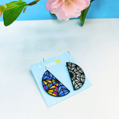 Pendientes Vidriera Gótica