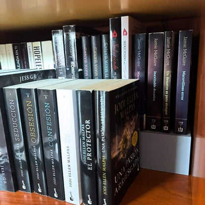 Soporte doble altura para libros