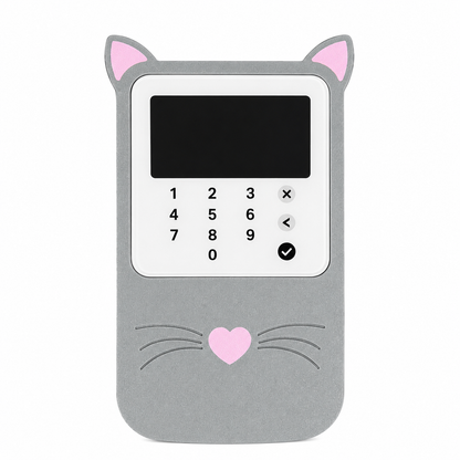 Katzenförmiger Ständer für Kartenlesegerät (SumUp)