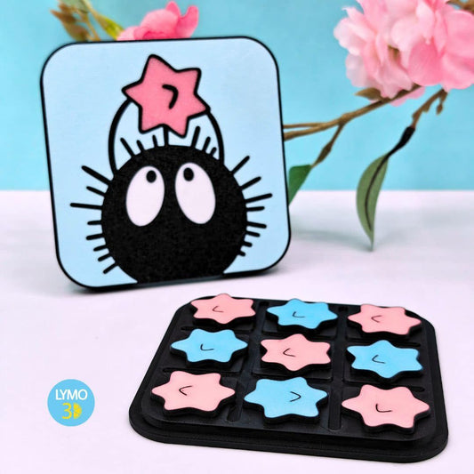 Tres en raya hollín con caramelos