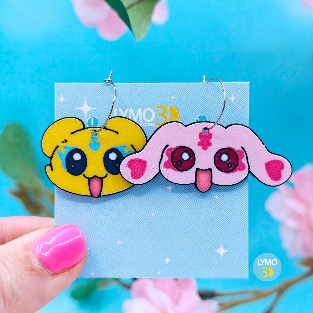 Pendientes criaturas mágicas kawaii