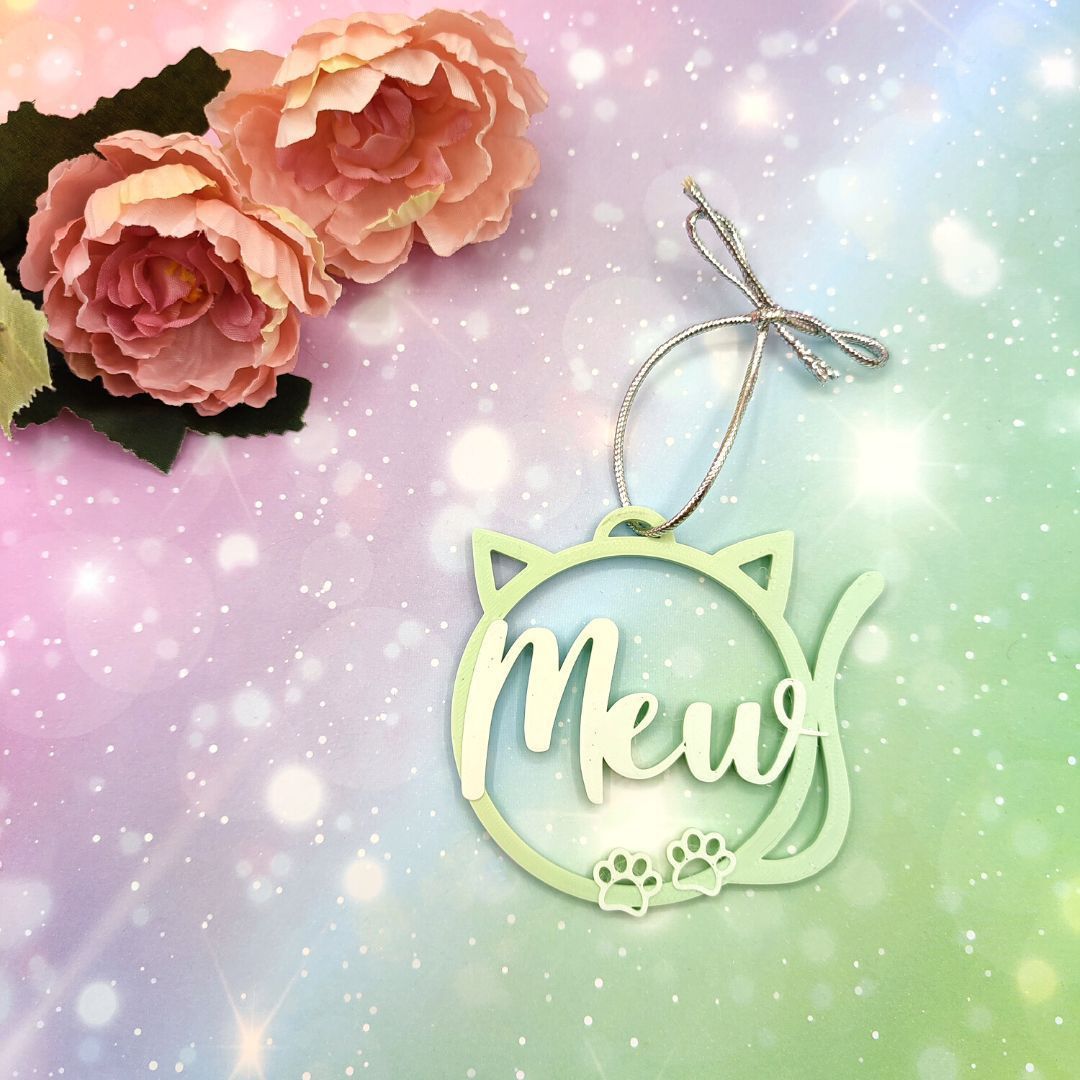 Bolas 3D: Forma de Gato (personalizables)