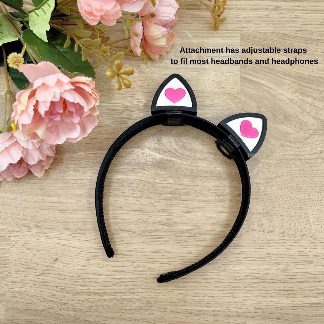 Katzenohren lieben Weiß und Rosa