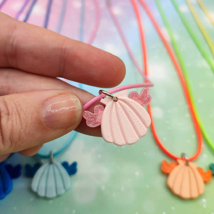 Collares y pendientes de concha mágicos