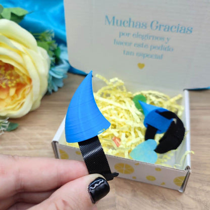 cuernitos para auriculares en azul (2)