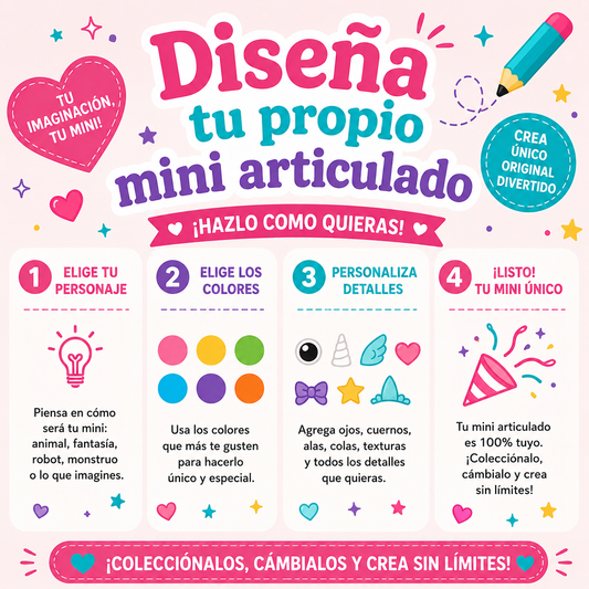 Diseña tu propio mini articulado