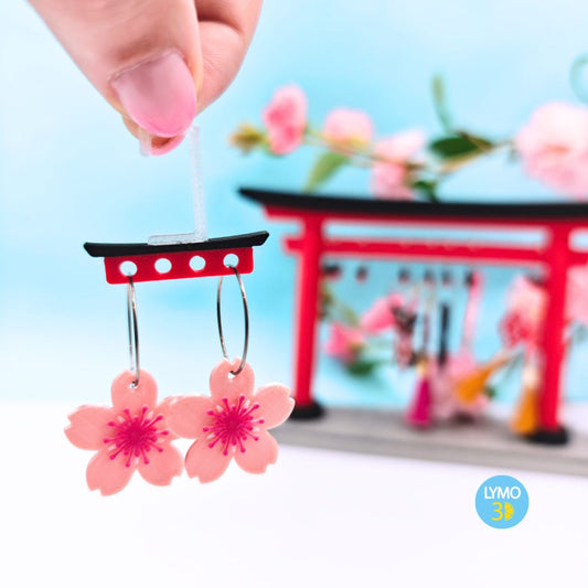 Exhibidor torii para pendientes