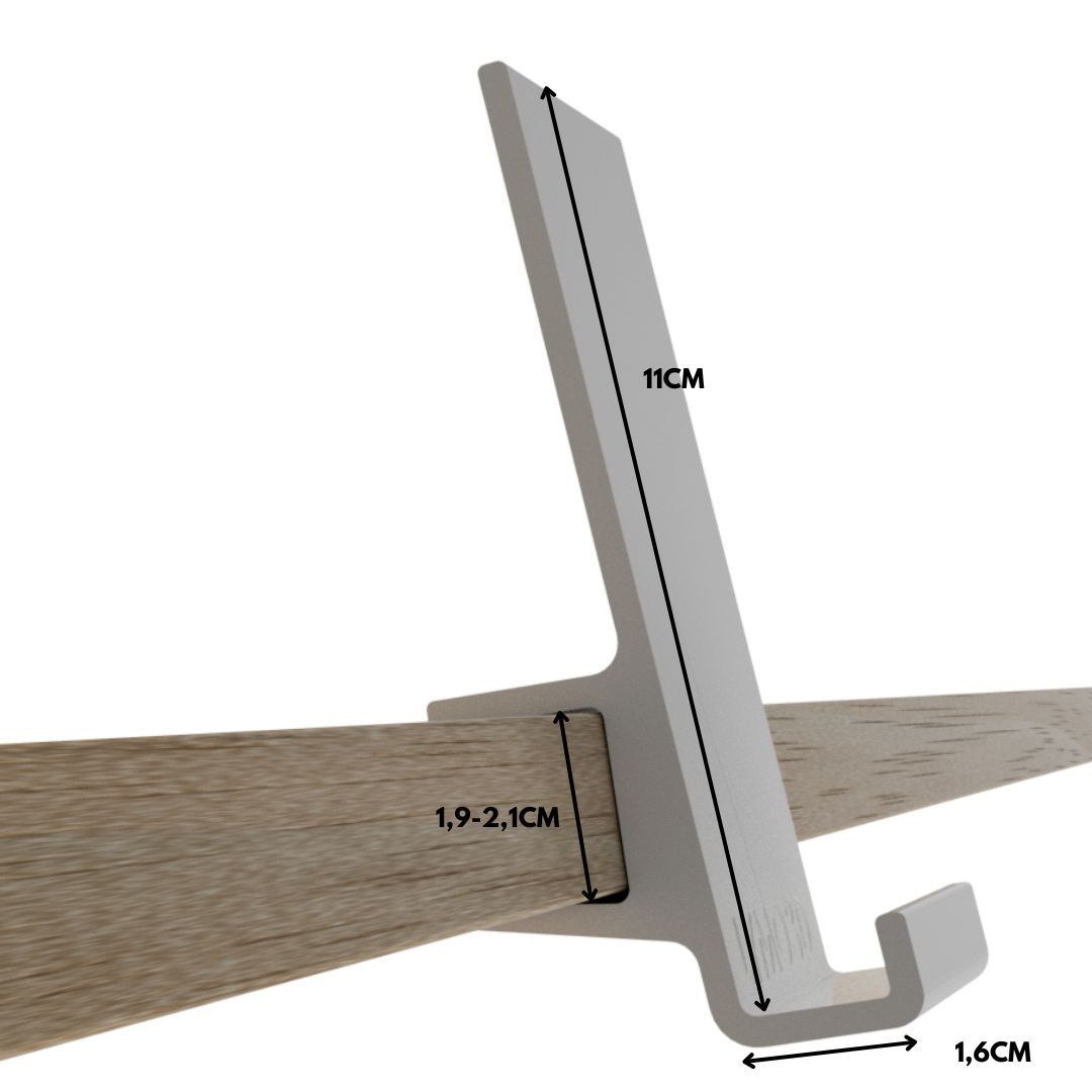 expositor de mangas Medidas x lymo3d