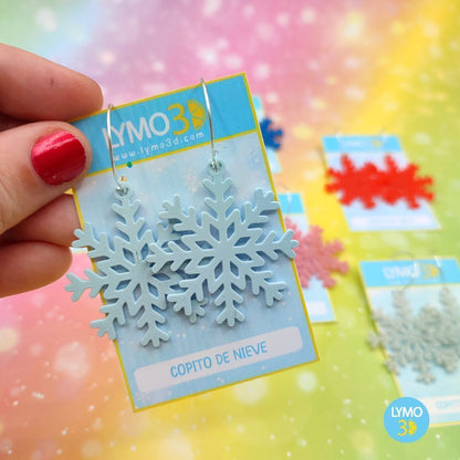 Snowflake earrings