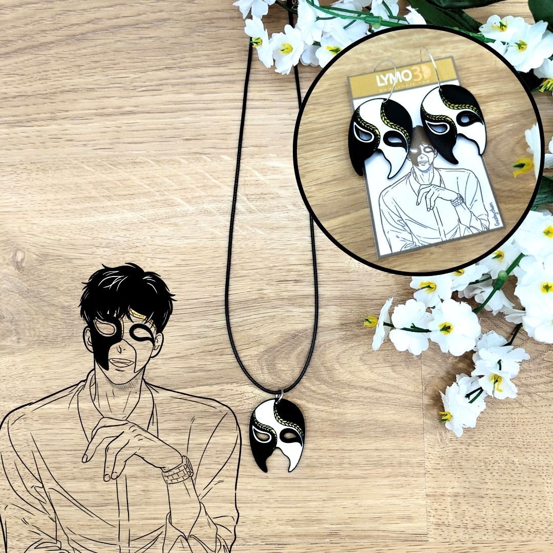 Mysteriöse Maskenohrringe
