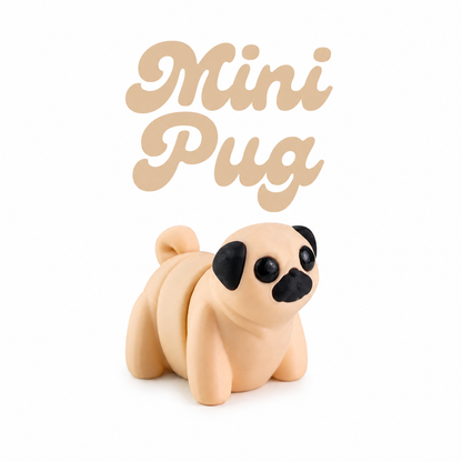 Gelenkiger Mini-Mops